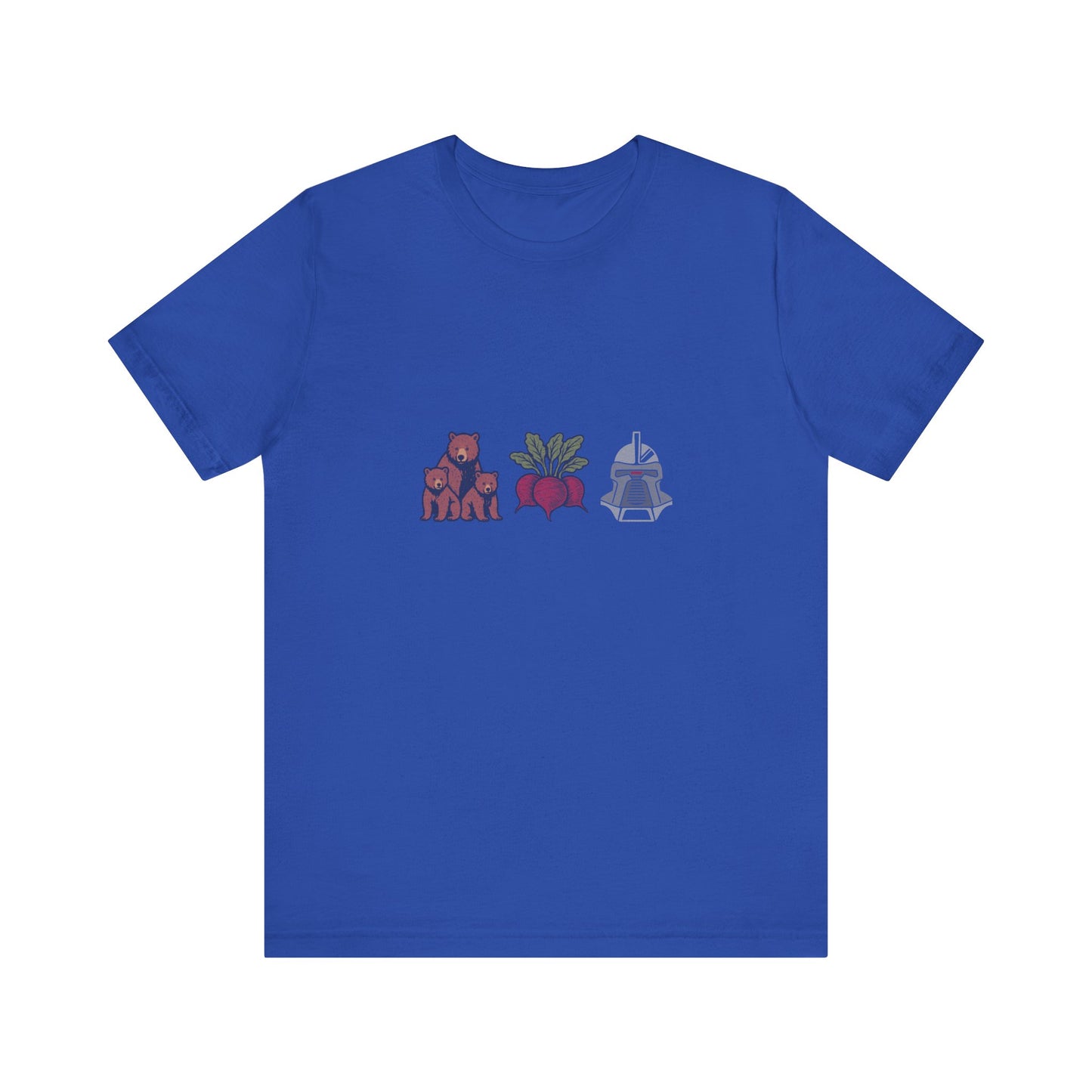 Bears, Beets, Battlestar (Icons) — Retro Tee (Dark)