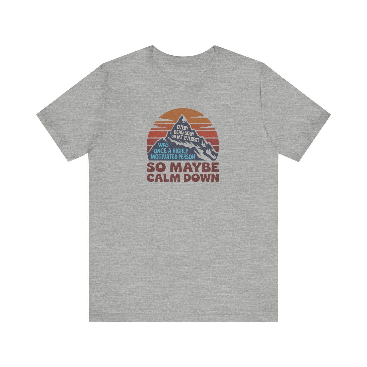 Everything in Moderation (Especially Fitness) – Mount Everest Retro Tee (Light)