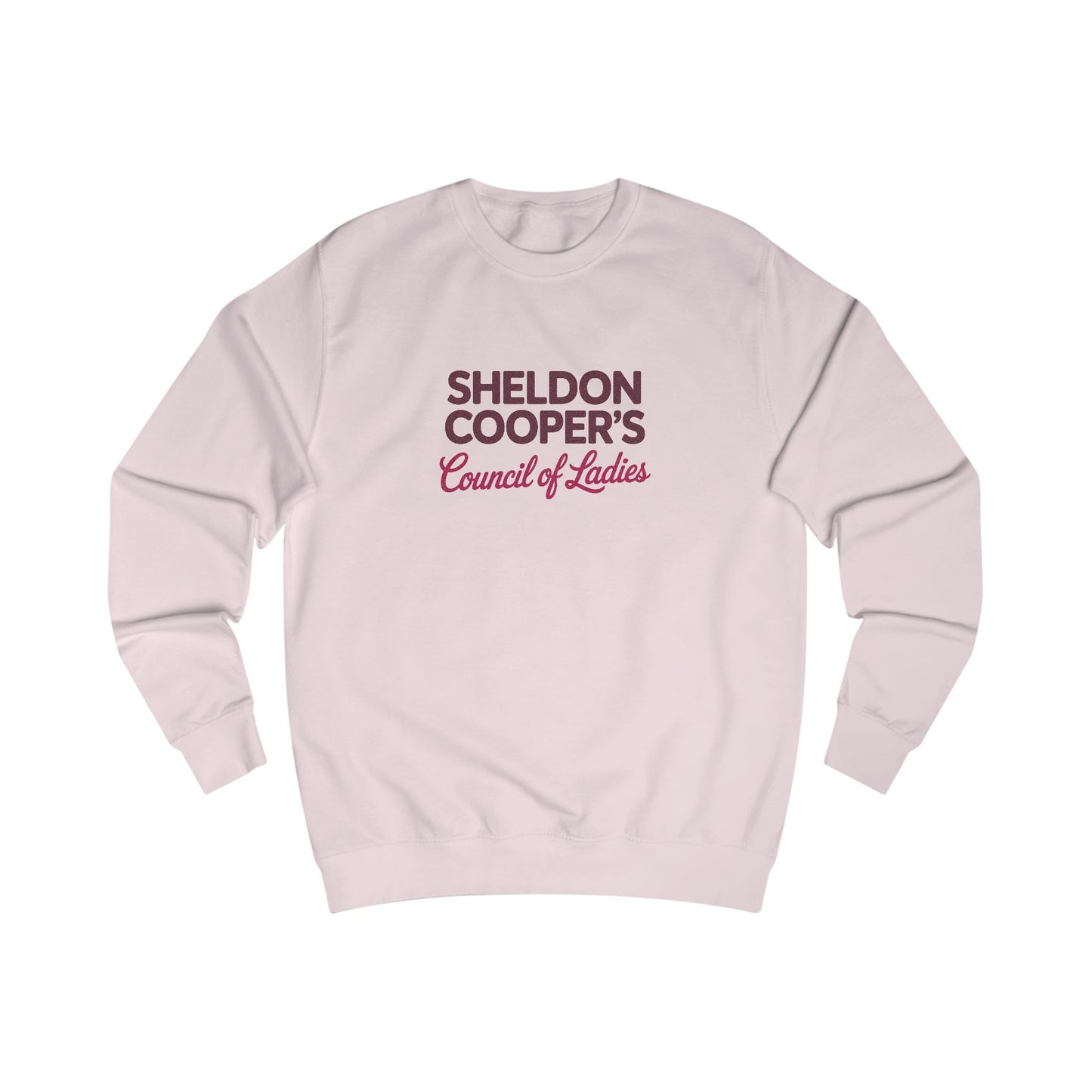 Sheldon Cooper’s Council of Ladies — TBBT Retro Sweatshirt (Light)