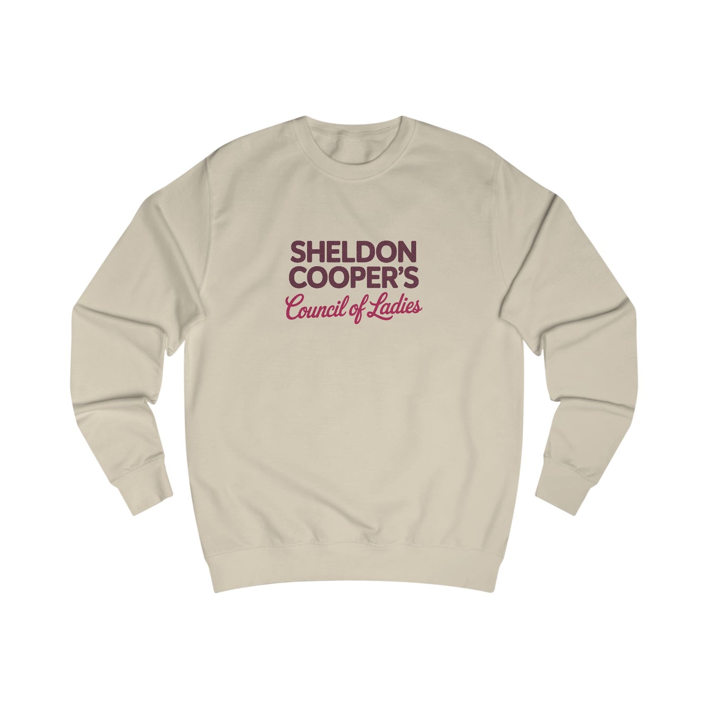 Sheldon Cooper’s Council of Ladies — TBBT Retro Sweatshirt (Light)