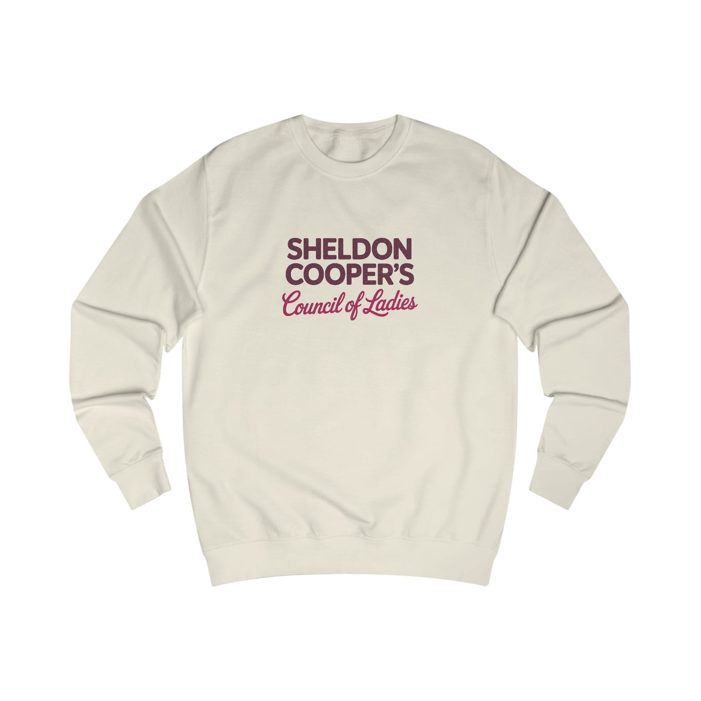 Sheldon Cooper’s Council of Ladies — TBBT Retro Sweatshirt (Light)