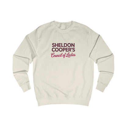 Sheldon Cooper’s Council of Ladies — TBBT Retro Sweatshirt (Light)