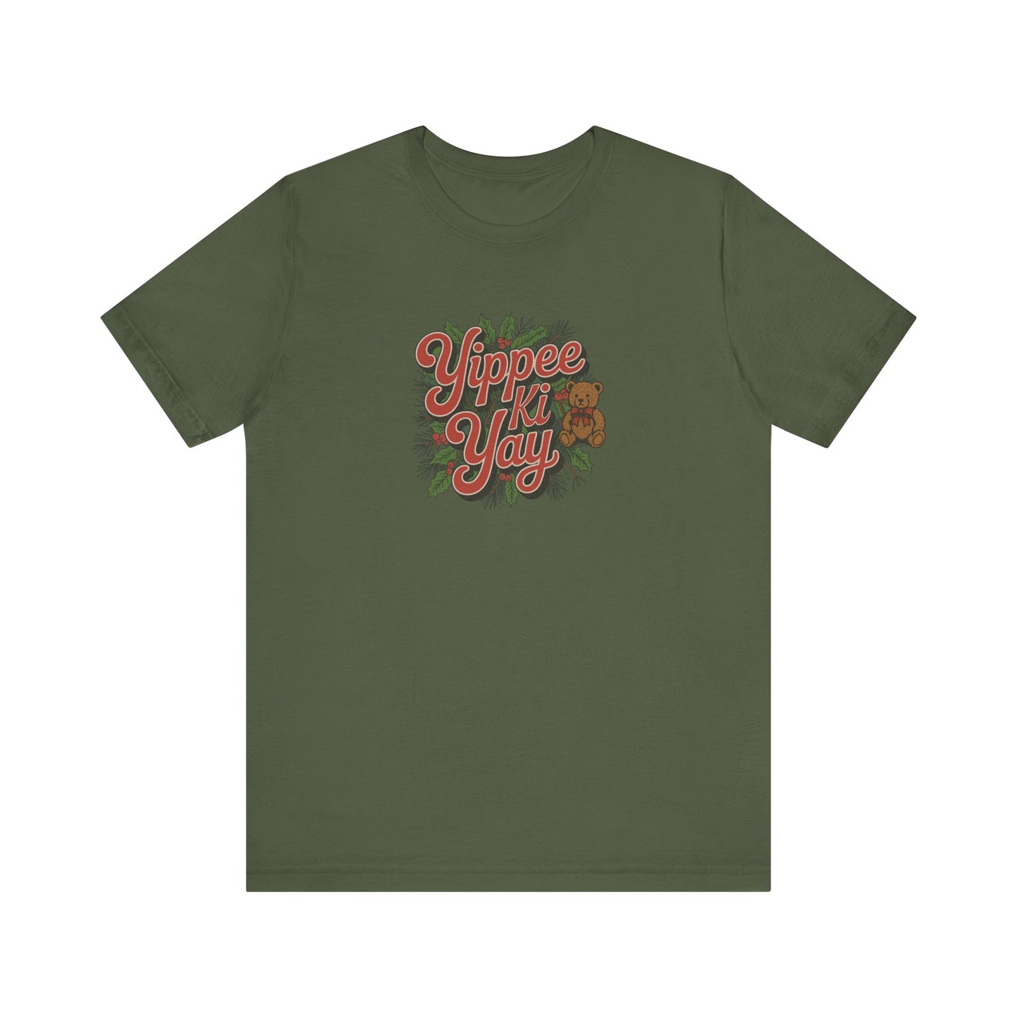 Yippee Ki Yay — Die Hard Retro Christmas Tee (Dark)