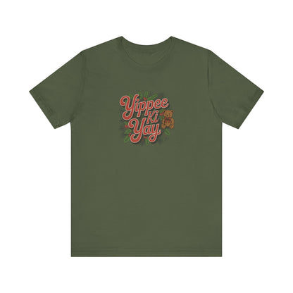 Yippee Ki Yay — Die Hard Retro Christmas Tee (Dark)
