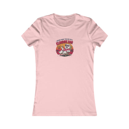 What You Did for a Klondike Bar — Retro Women's Tee (Light)