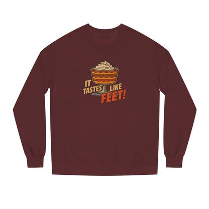 It Tastes Like Feet! — Thanksgiving Trifle Retro Sweatshirt (Dark)
