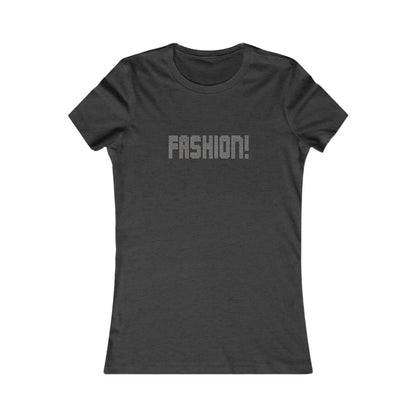 FASHION! — Psych Faux Rhinestones Retro Women's Tee (Dark)