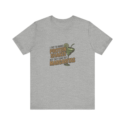 Protein Shakes (Oops, All Margaritas) — Retro Tee (Light)