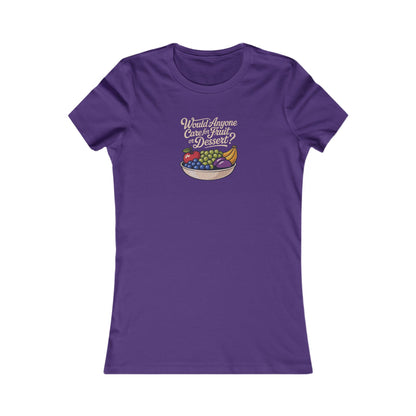 Would Anyone Care for Fruit or Dessert? — Clue Retro Women's Tee (Dark)