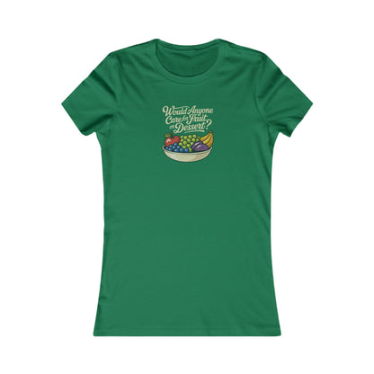 Would Anyone Care for Fruit or Dessert? — Clue Retro Women's Tee (Dark)