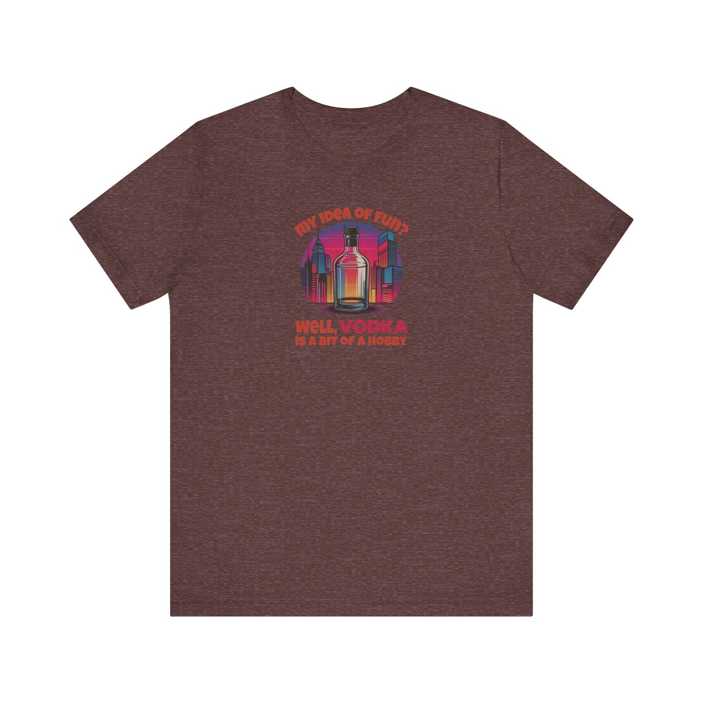 Vodka is a Bit of a Hobby — Retro Graphic Tee (Dark)