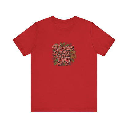 Yippee Ki Yay — Die Hard Retro Christmas Tee (Light)
