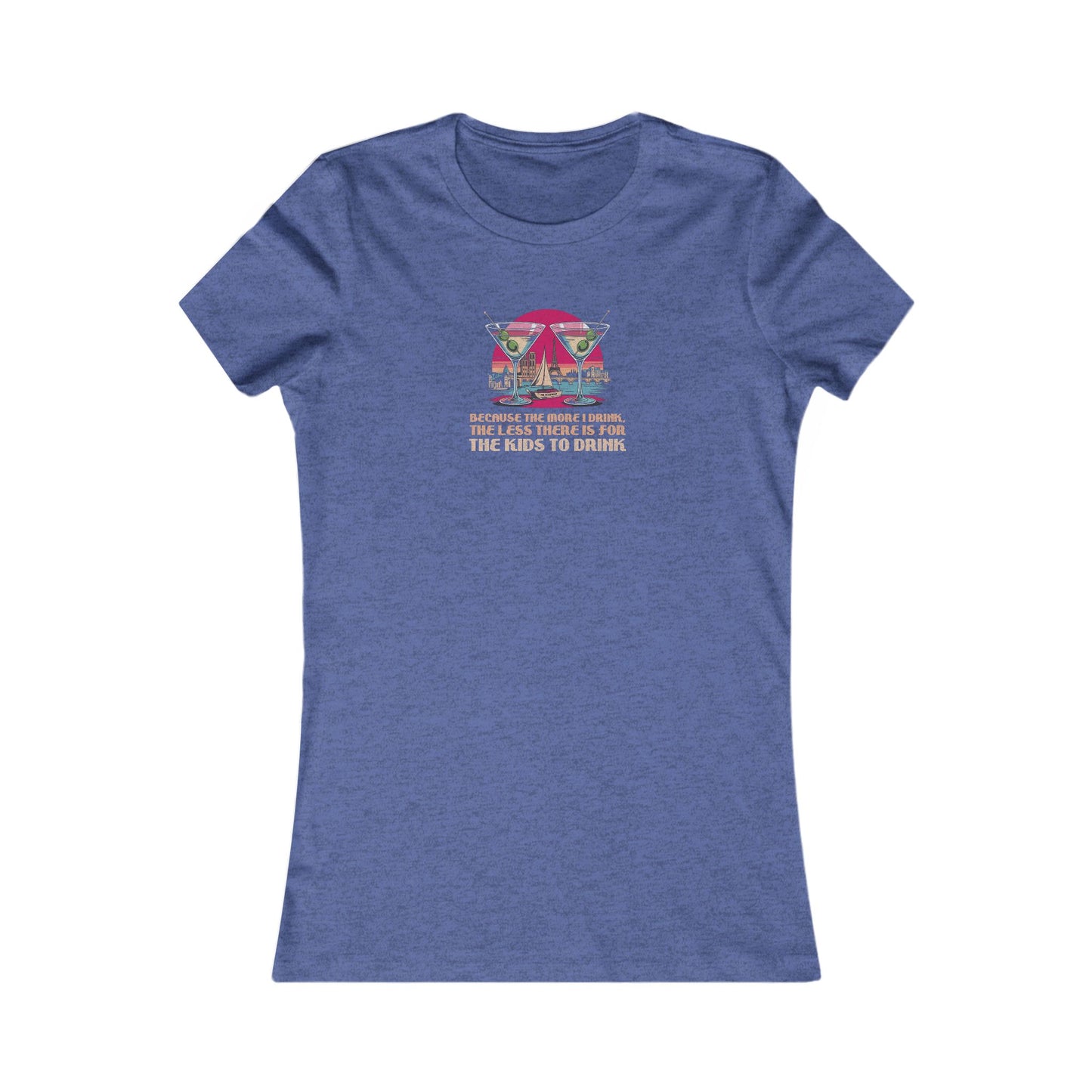 Open Bar (for the Kids) — Friends Retro Women's Tee (Dark)