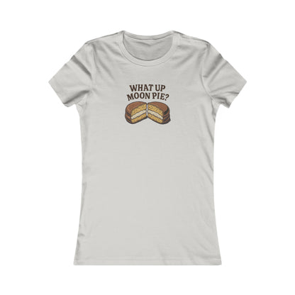 What Up, Moon Pie? — Big Bang Theory Retro Women's Tee (Light)
