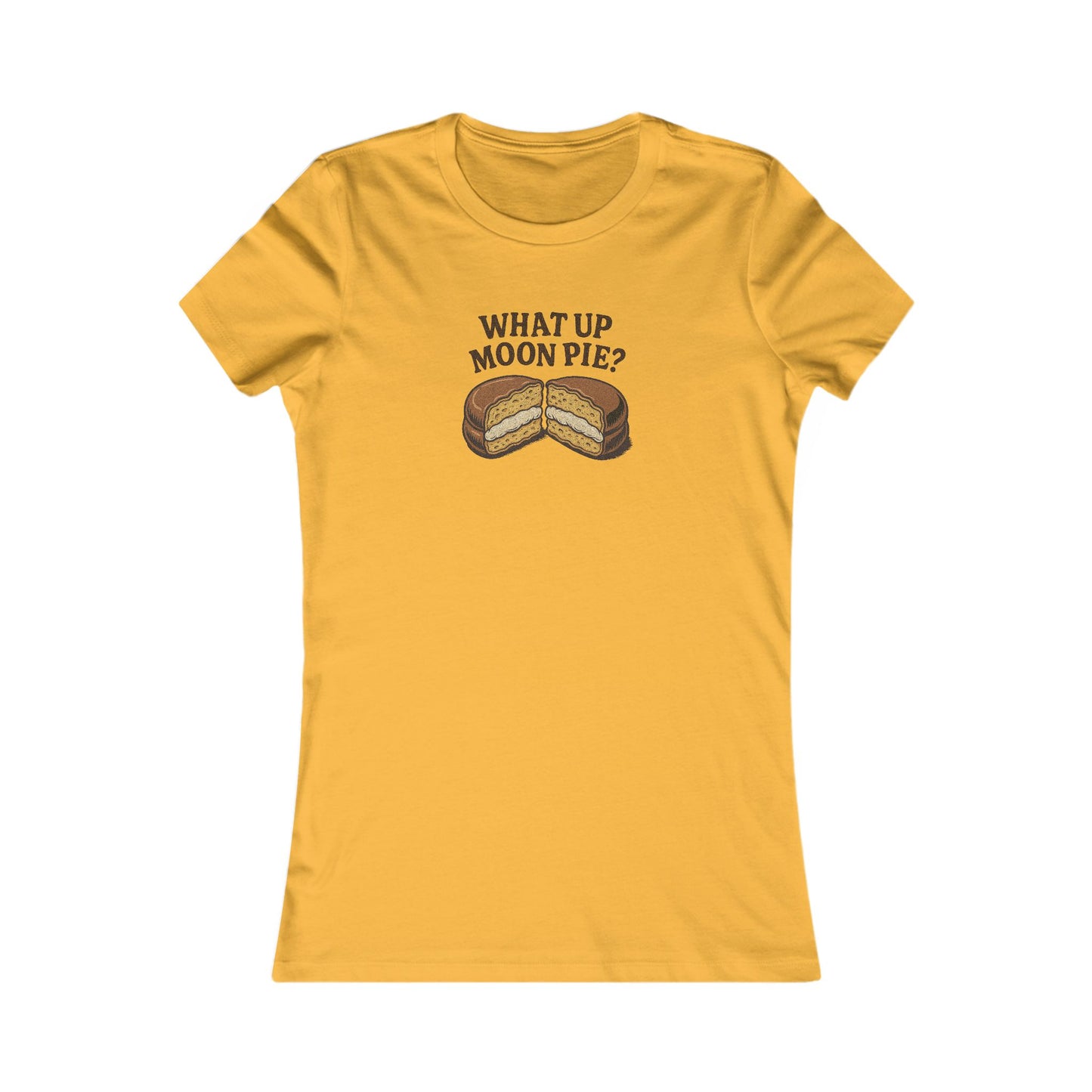 What Up, Moon Pie? — Big Bang Theory Retro Women's Tee (Light)