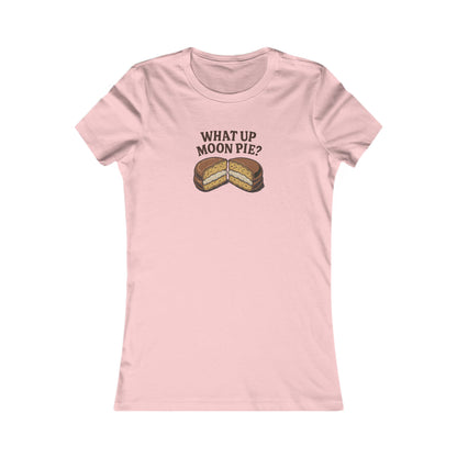 What Up, Moon Pie? — Big Bang Theory Retro Women's Tee (Light)