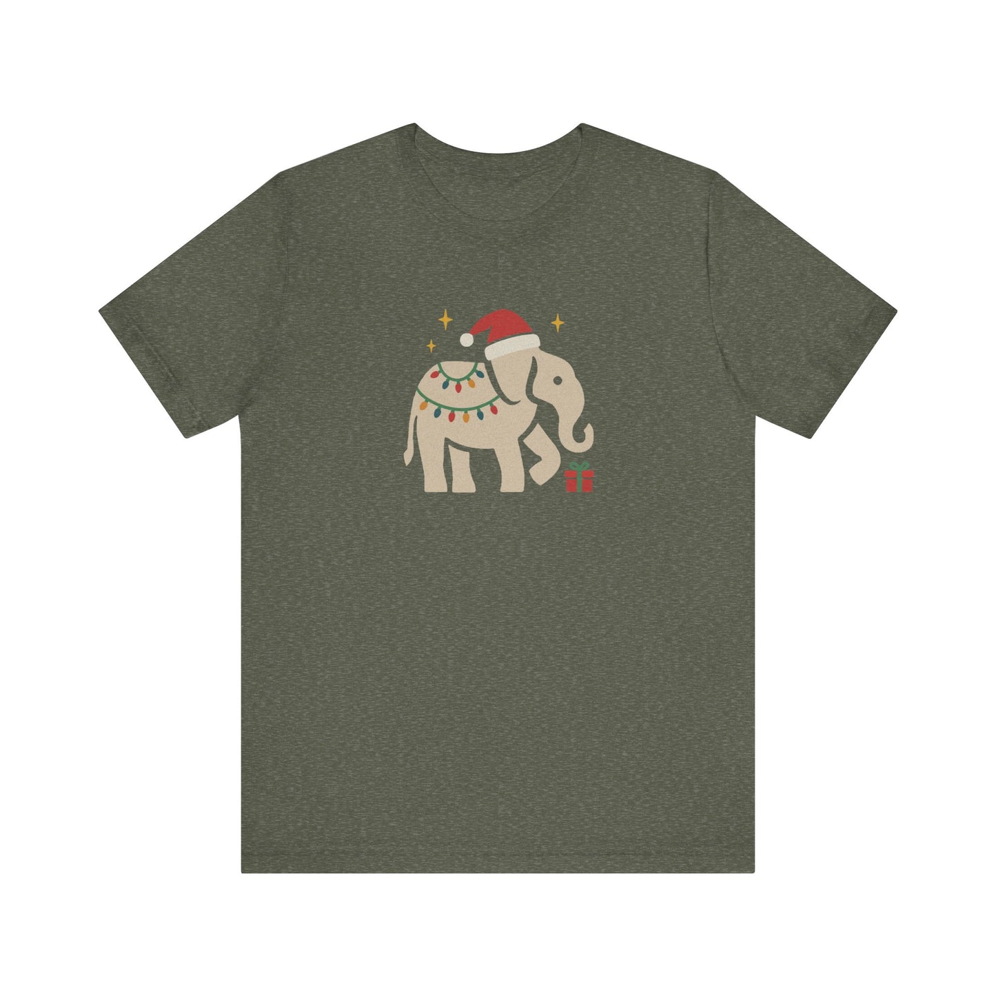 White Elephant Season — Retro Christmas Graphic Tee (Dark)