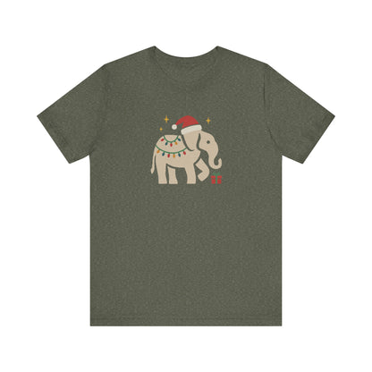 White Elephant Season — Retro Christmas Graphic Tee (Dark)