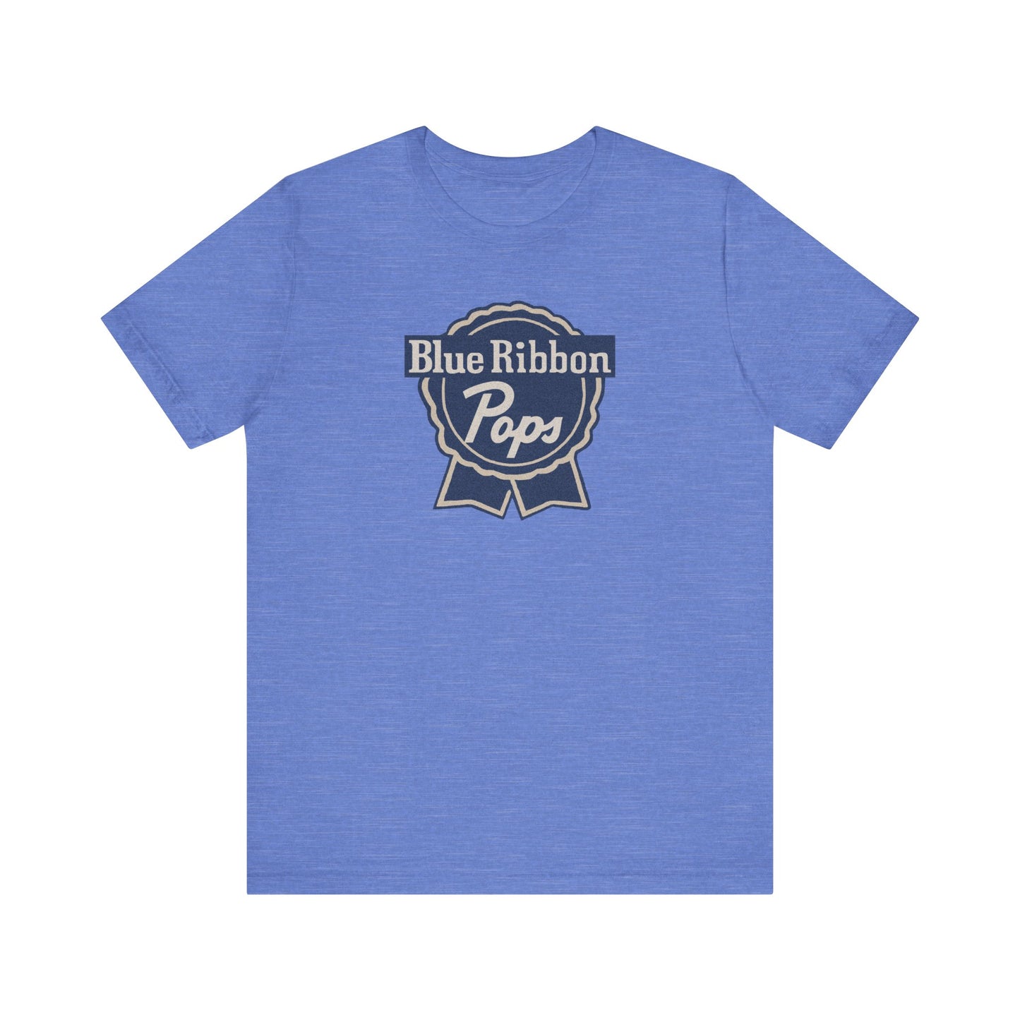 Blue Ribbon Pops Shirt — Funny Dad Gift, Retro Beer Dad Tee
