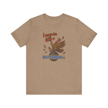 Like a Butterball — Miley Cyrus Thanksgiving Parody Retro Tee (Light)