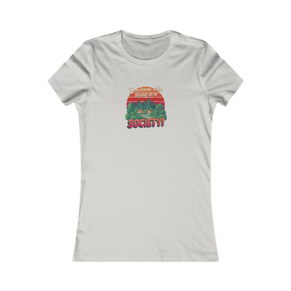 We’re Living in a Society! — Seinfeld Women's Tee (Light)