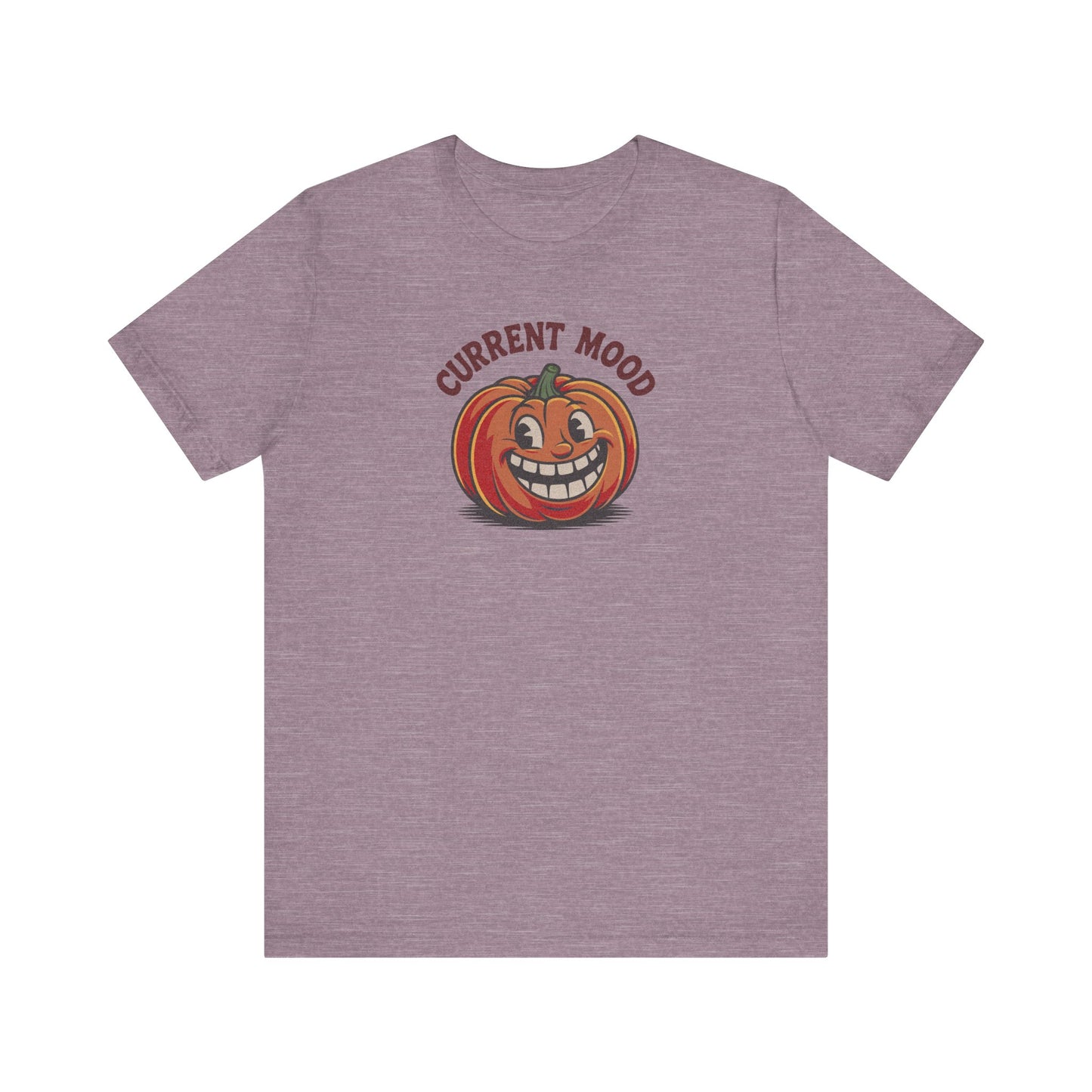 Current Mood (Toothy Jack) — Retro Halloween Tee (Light)