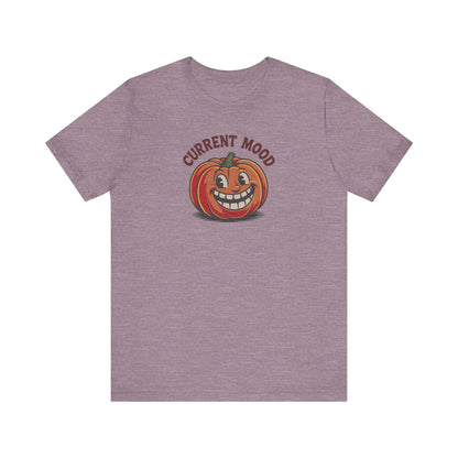 Current Mood (Toothy Jack) — Retro Halloween Tee (Light)