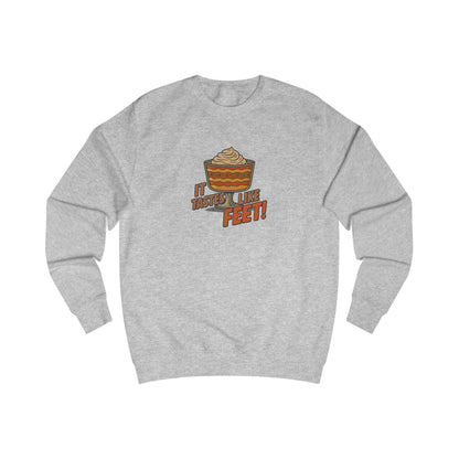 It Tastes Like Feet! — Thanksgiving Trifle Retro Sweatshirt (Light)