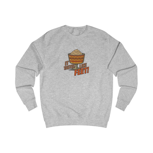It Tastes Like Feet! — Thanksgiving Trifle Retro Sweatshirt (Light)