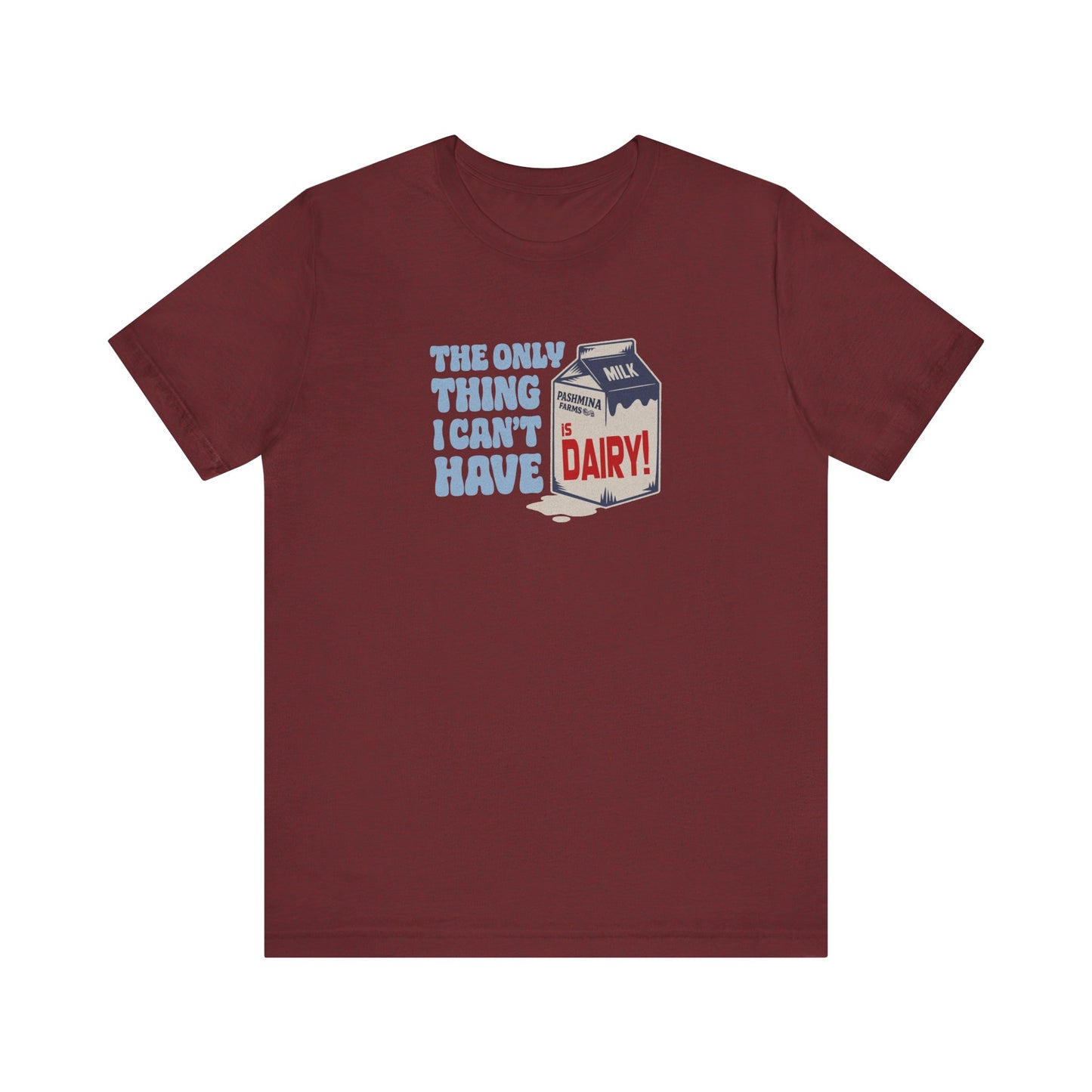 Can’t Have Dairy — Friends Jill Green Retro Tee (Dark)