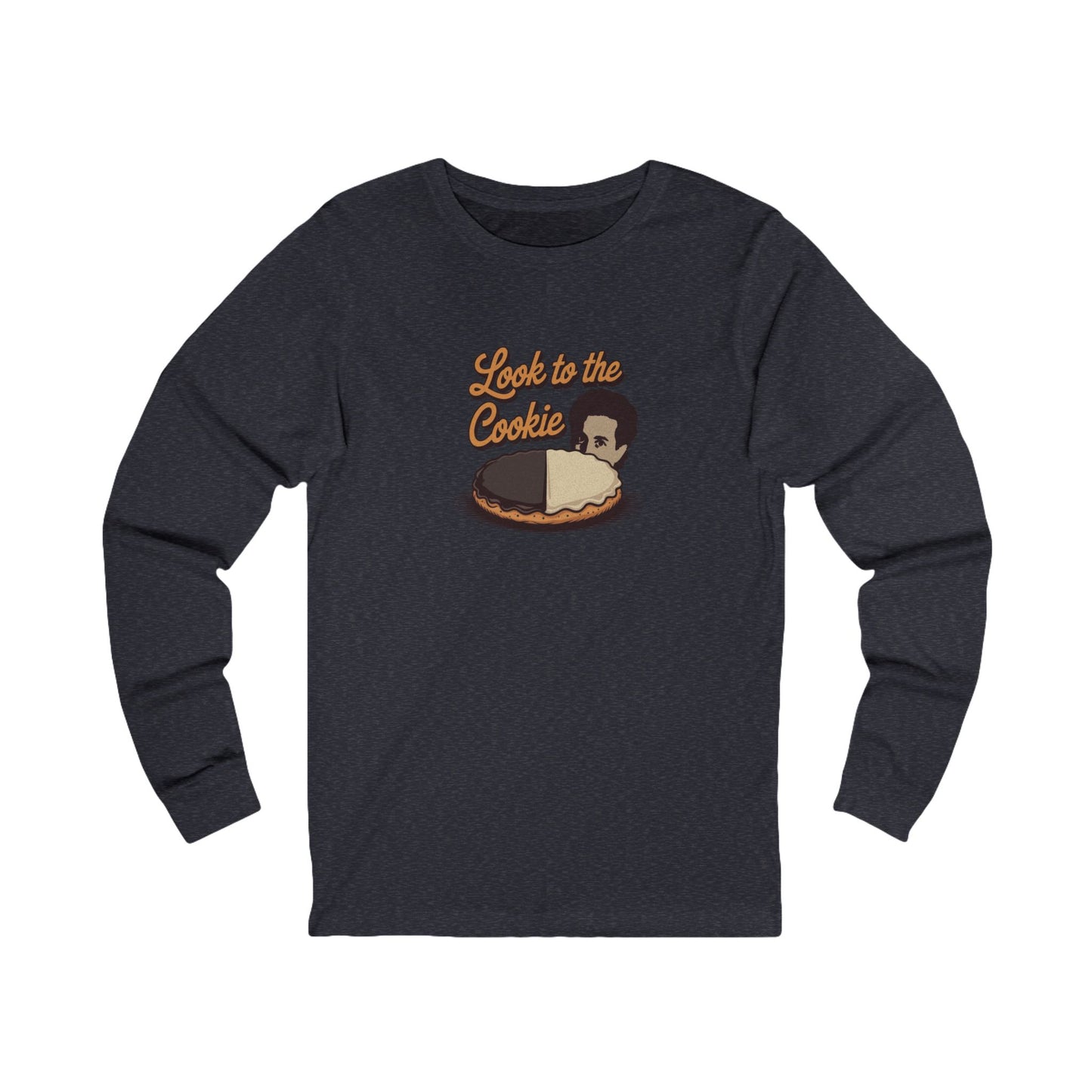 Look to the (Black-and-White) Cookie — Seinfeld Retro Long Sleeve (Dark)
