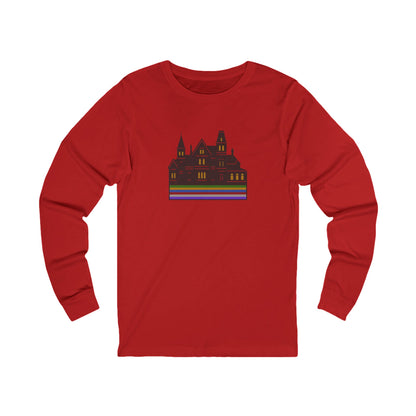 Welcome to Hill House (Off Route 41) — Clue Retro Long Sleeve (Light)