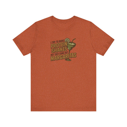 Protein Shakes (Oops, All Margaritas) — Retro Tee (Light)