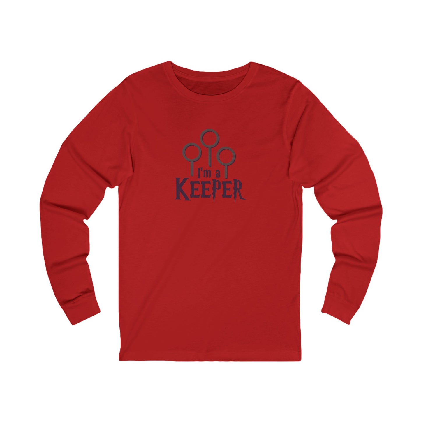 I’m a Keeper — Harry Potter Quidditch Retro Long Sleeve (Light)