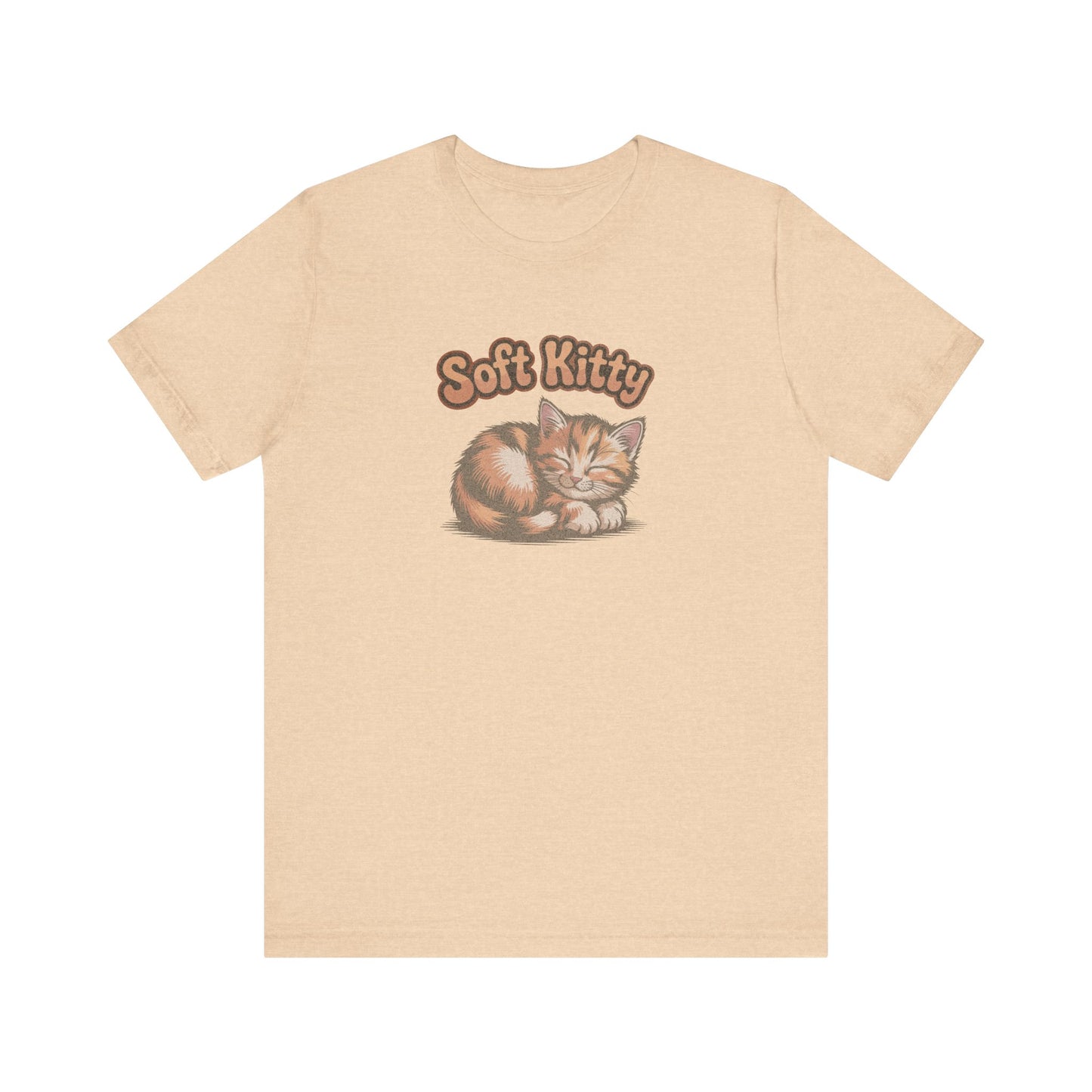 Soft Kitty Sick-Day Lullaby — Big Bang Theory Retro Tee (Light)