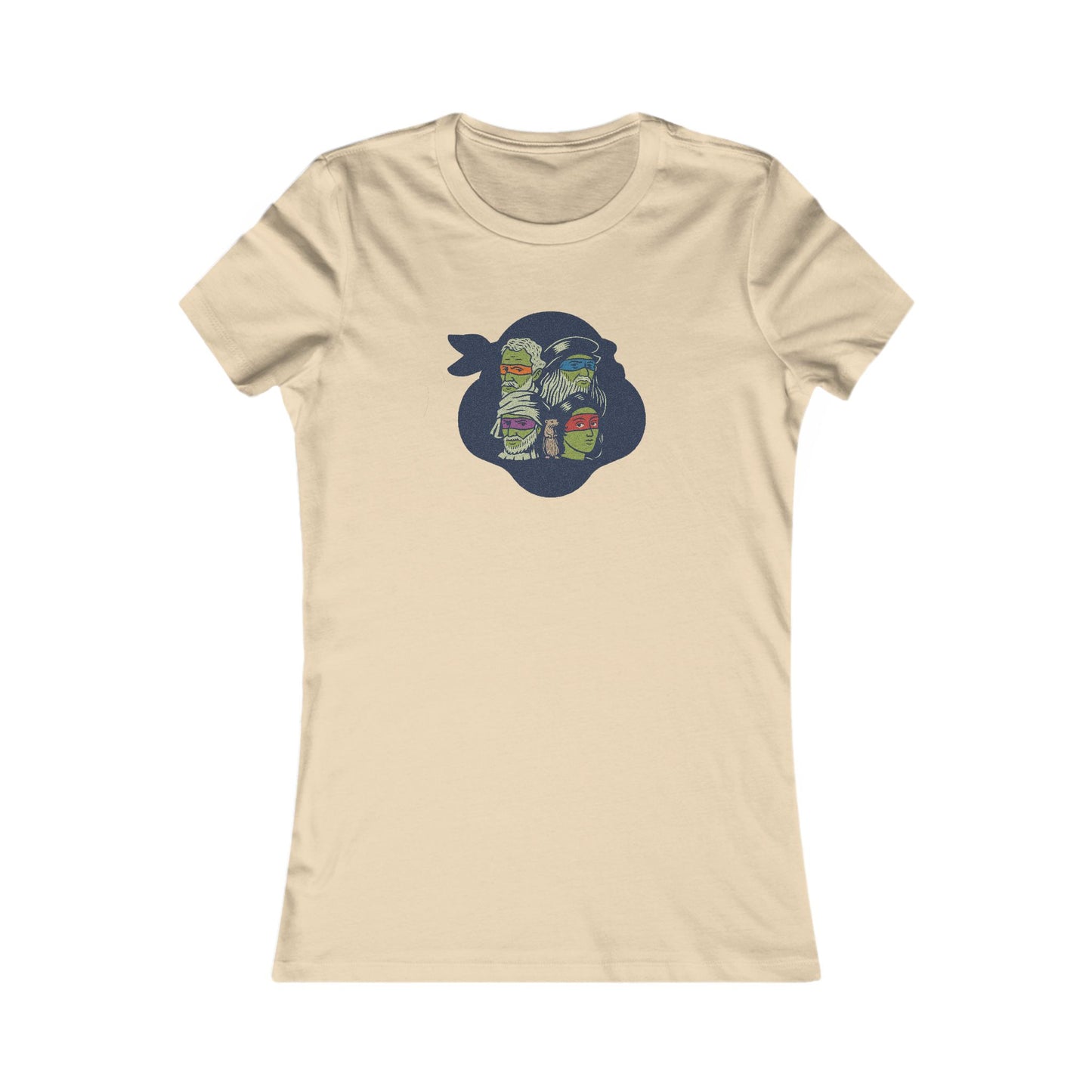 Renaissance Ninja Turtles — TMNT Retro Women's Tee (Light)