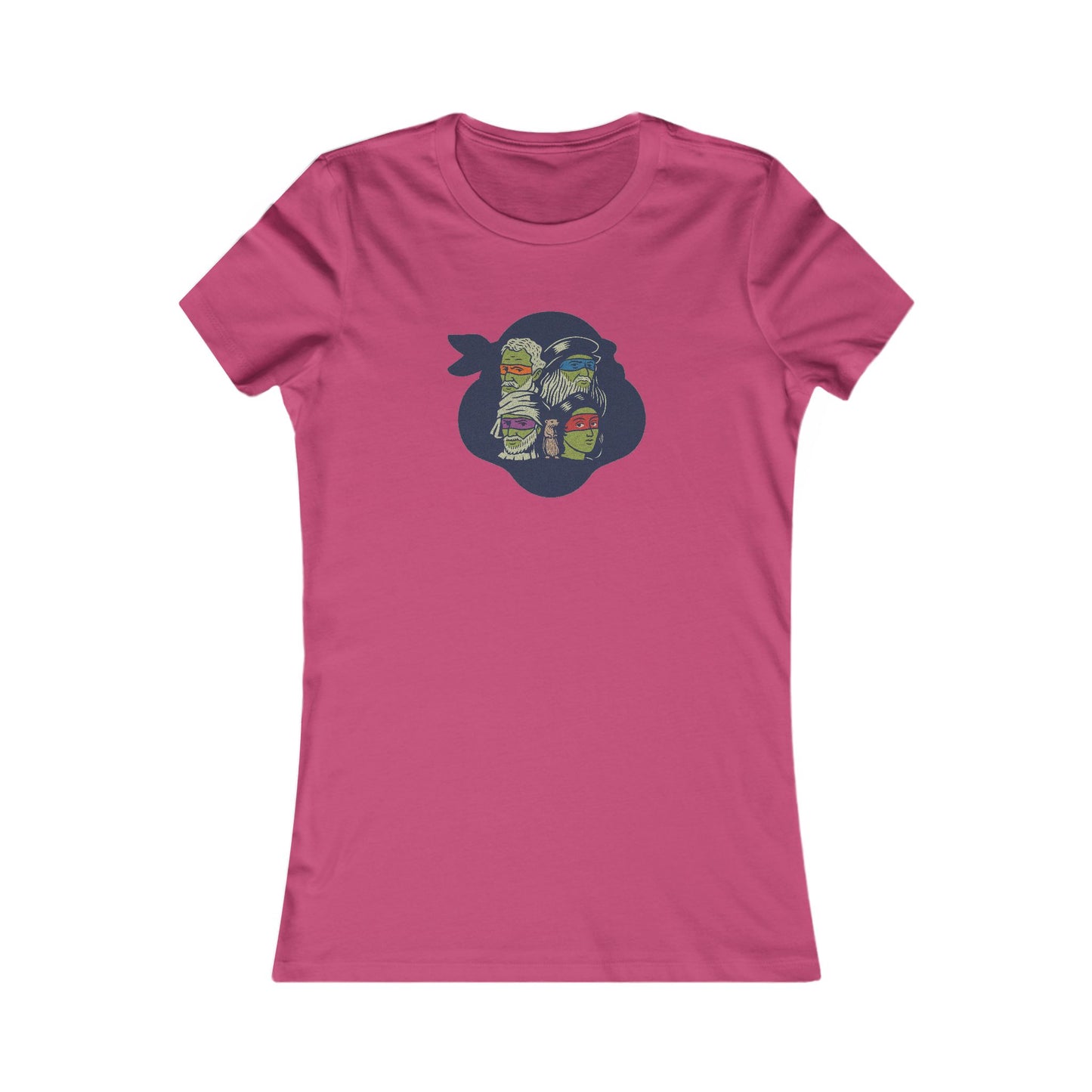 Renaissance Ninja Turtles — TMNT Retro Women's Tee (Light)