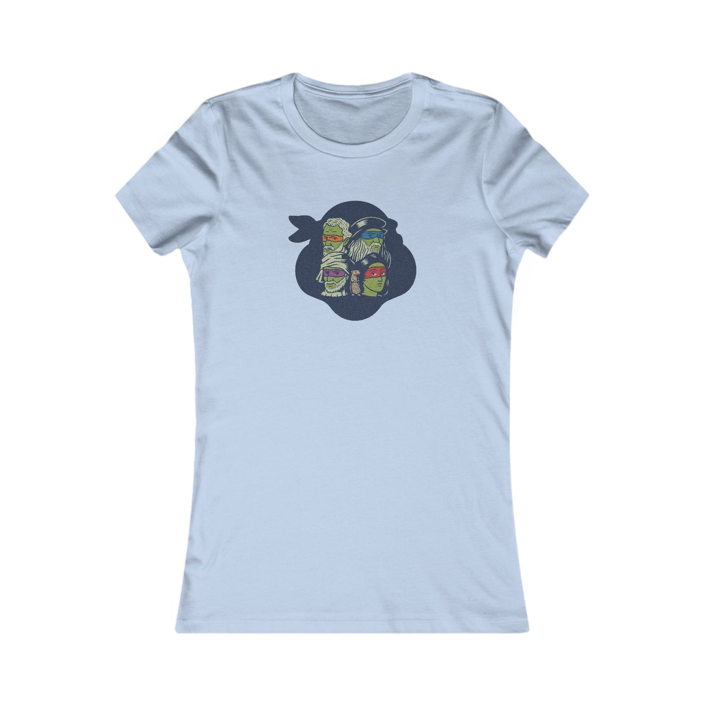 Renaissance Ninja Turtles — TMNT Retro Women's Tee (Light)