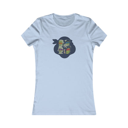 Renaissance Ninja Turtles — TMNT Retro Women's Tee (Light)