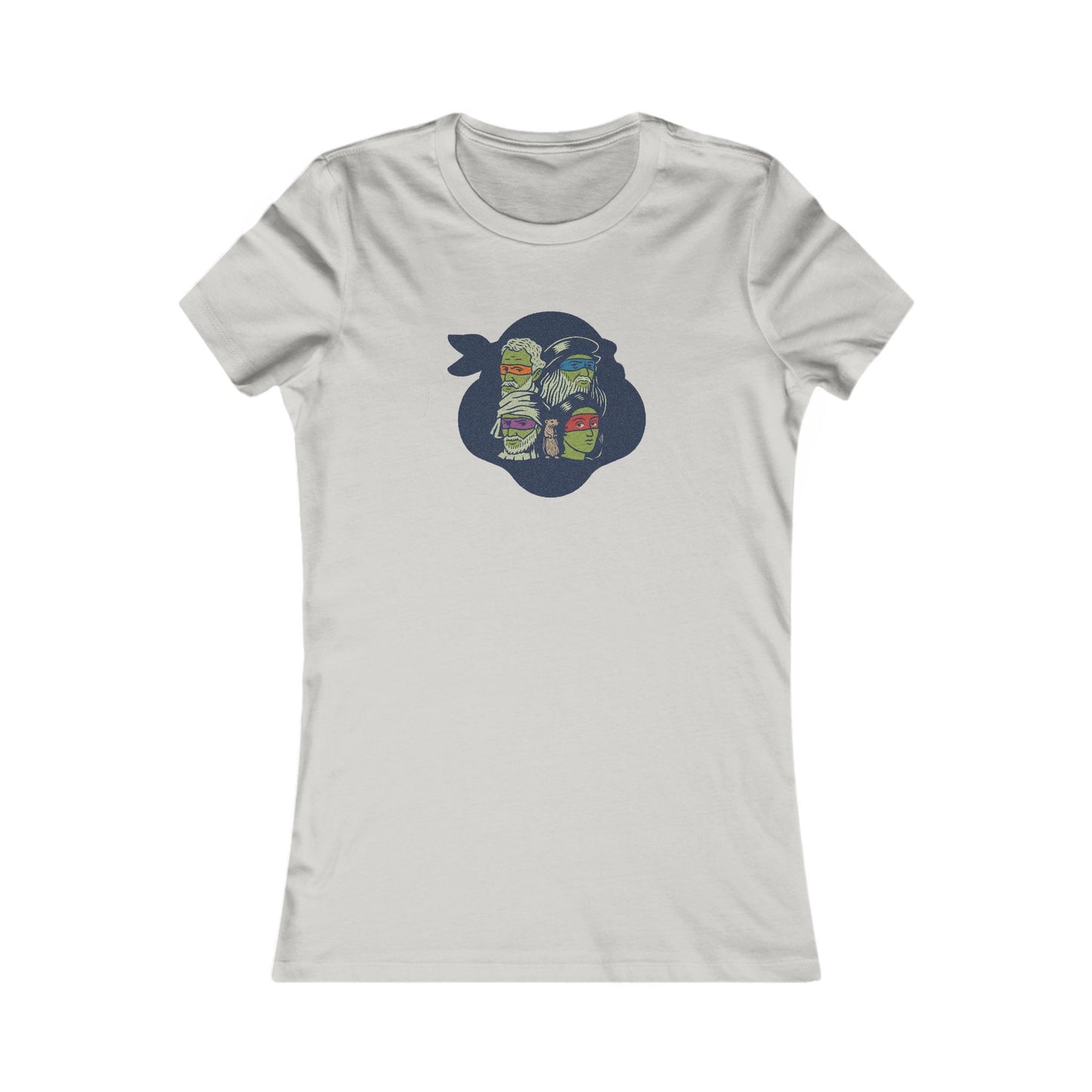 Renaissance Ninja Turtles — TMNT Retro Women's Tee (Light)