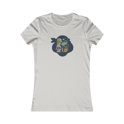 Renaissance Ninja Turtles — TMNT Retro Women's Tee (Light)