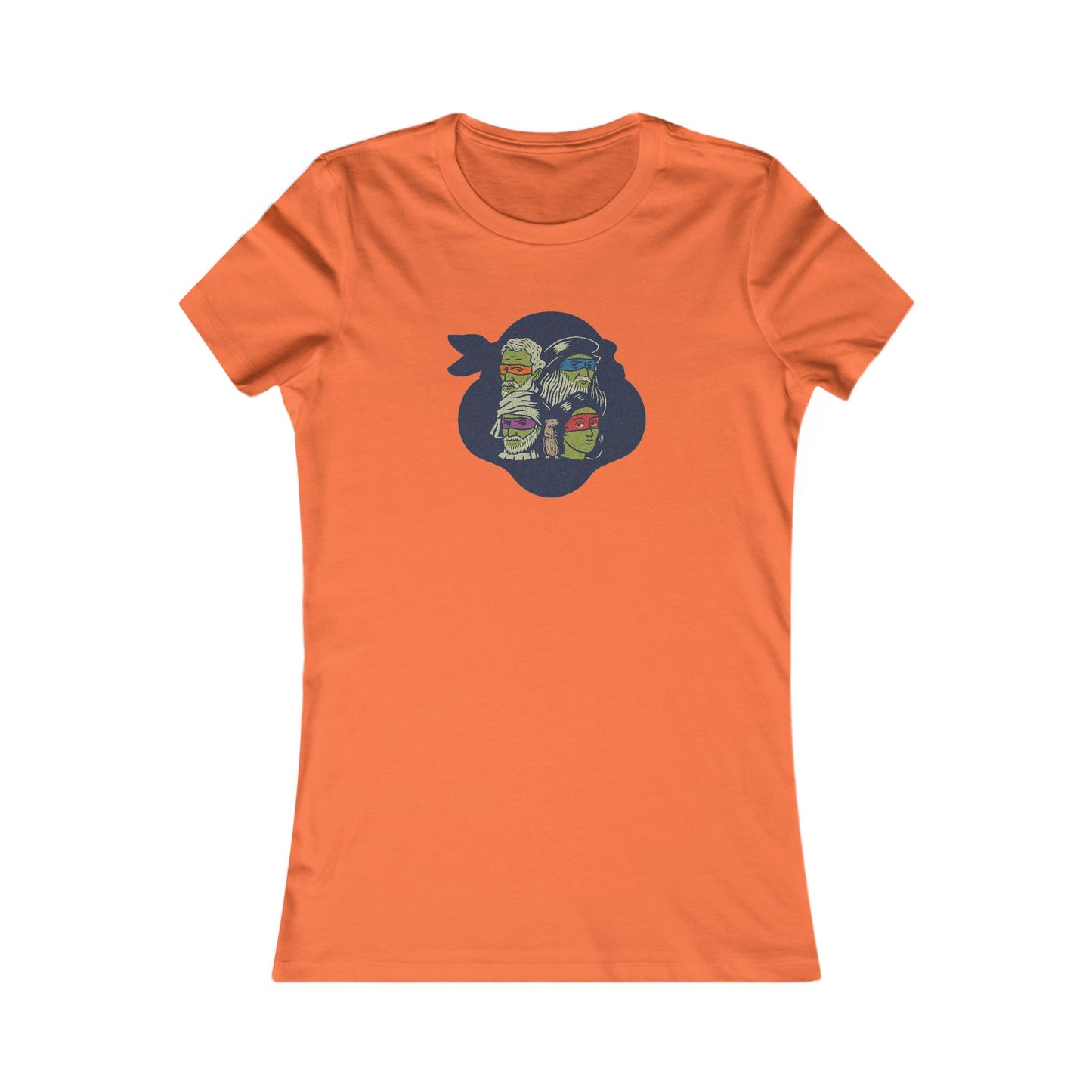 Renaissance Ninja Turtles — TMNT Retro Women's Tee (Light)