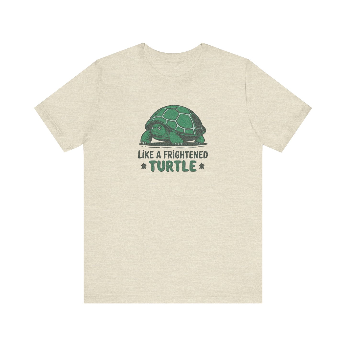 Like a Frightened Turtle — George Costanza Shrinkage Retro Tee (Light)