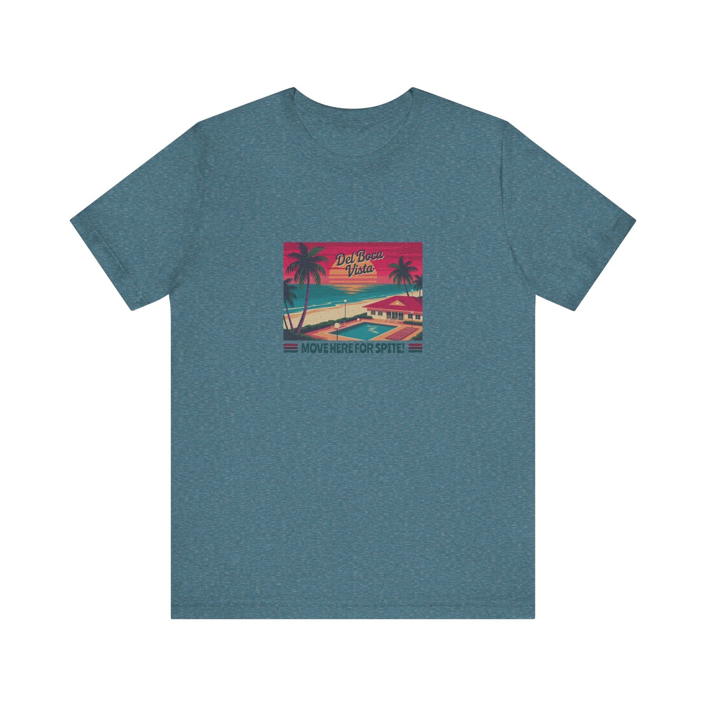 Del Boca Vista (Move Here For Spite!) — Seinfeld Retro Tee (Light)