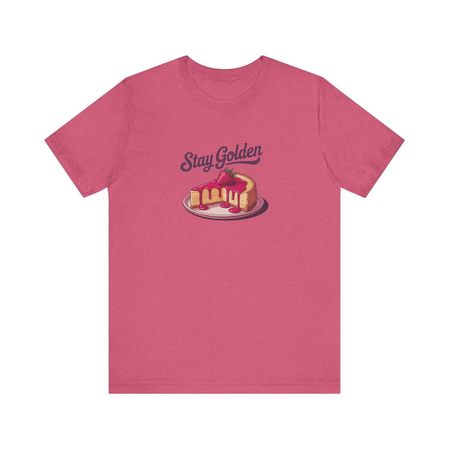 Stay Golden — Retro Cheesecake Graphic Tee (Light)