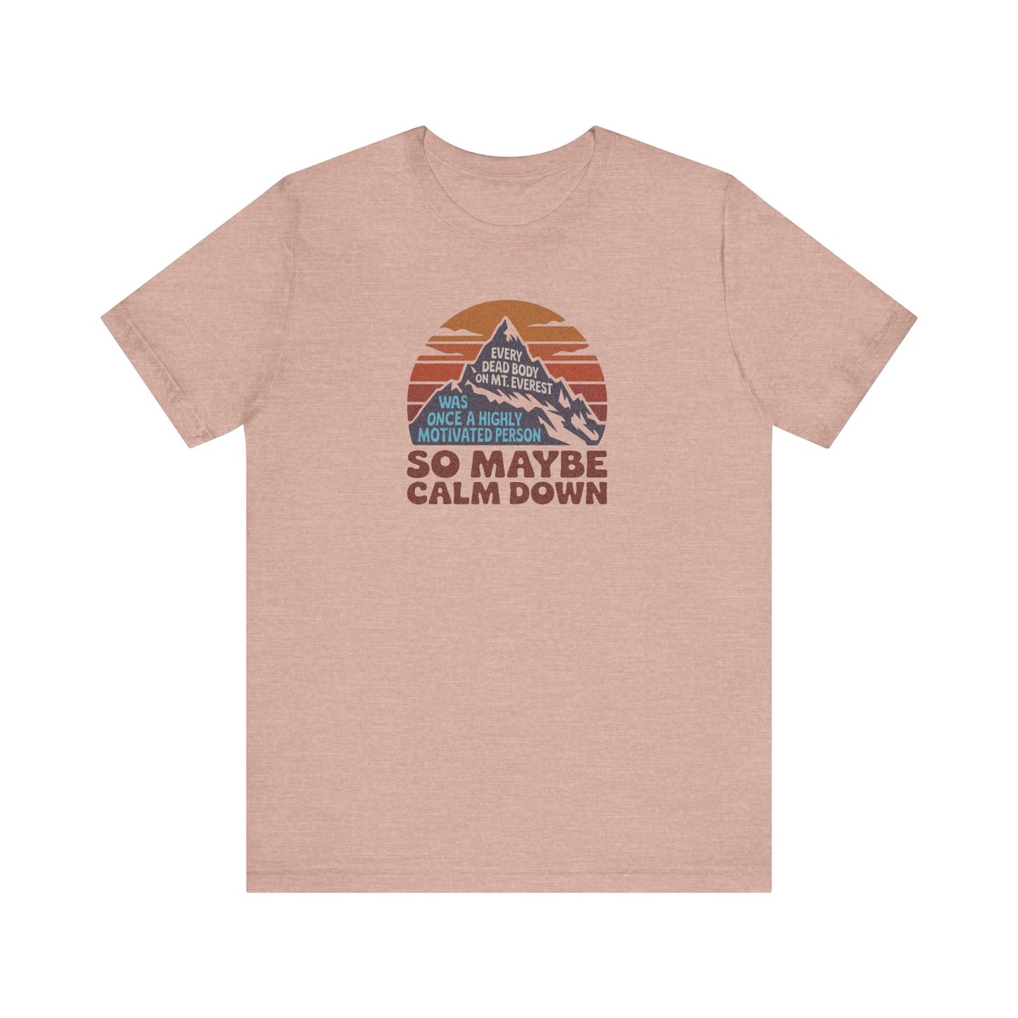 Everything in Moderation (Especially Fitness) – Mount Everest Retro Tee (Light)