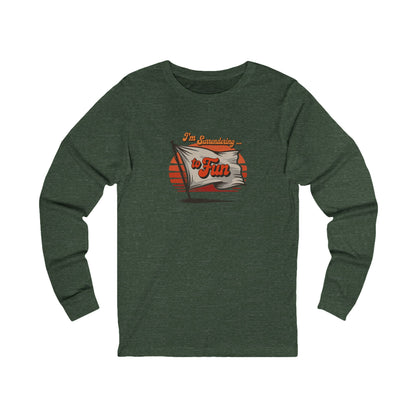 I'm Surrendering to Fun — Fun with Flags Retro Long Sleeve (Dark)
