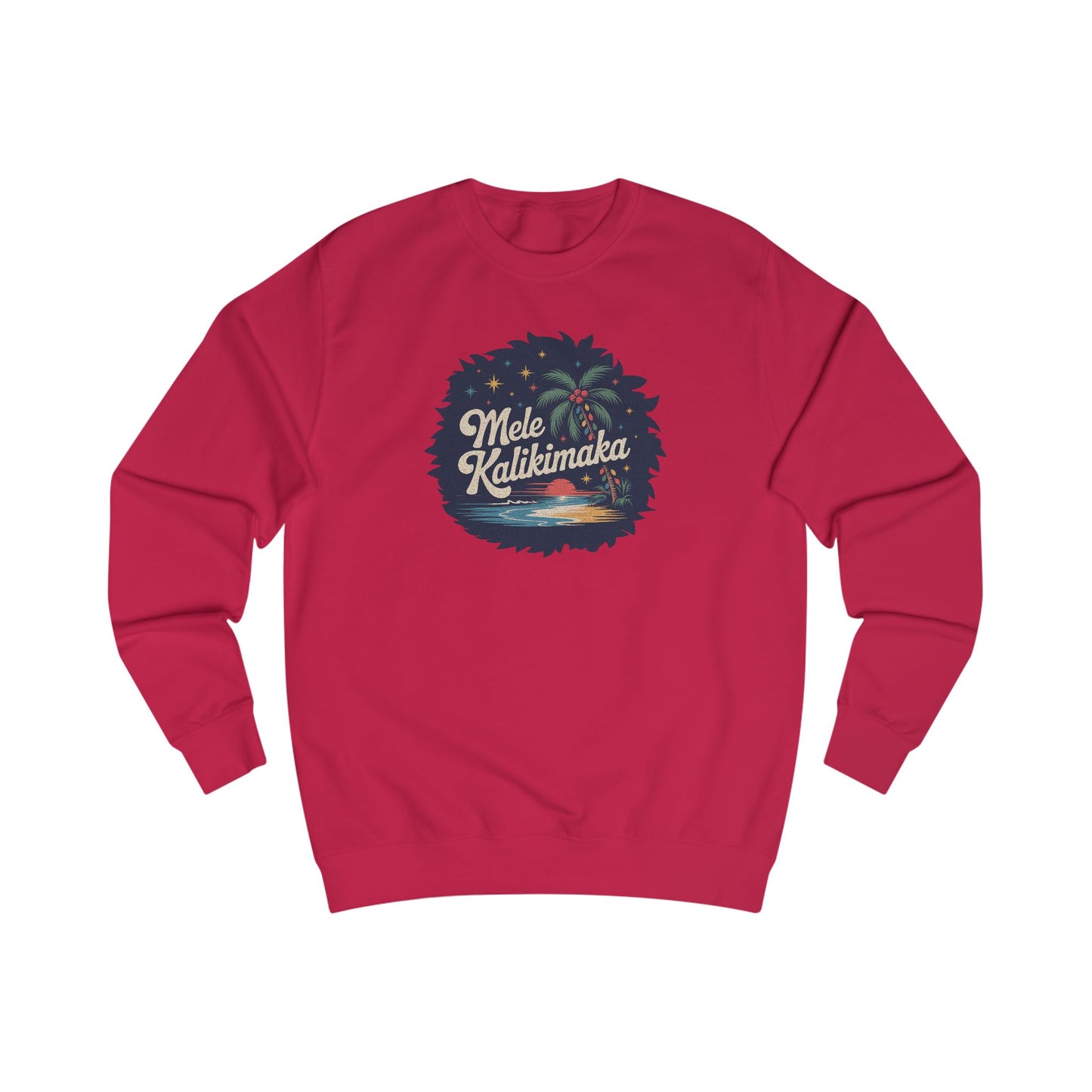 Mele Kalikimaka — Retro Hawaiian Christmas Sweatshirt (Light)