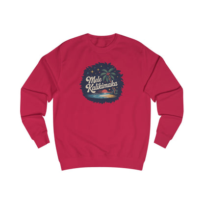 Mele Kalikimaka — Retro Hawaiian Christmas Sweatshirt (Light)
