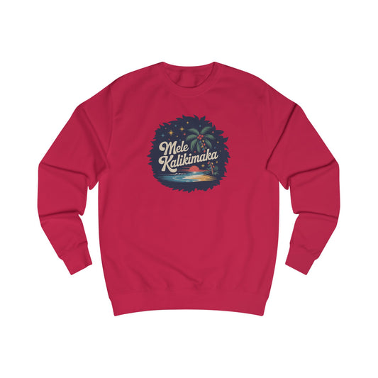 Mele Kalikimaka — Retro Hawaiian Christmas Sweatshirt (Light)
